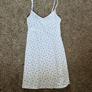 Hollister white dress with flowers